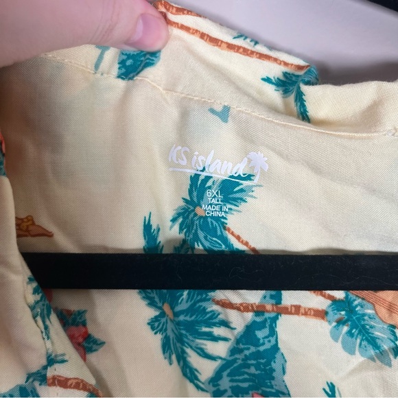 Kingsize Men’s Short Sleeve Casual Button Up Hawaiian Jimmy Buffet 6XL Tall - Picture 4 of 5